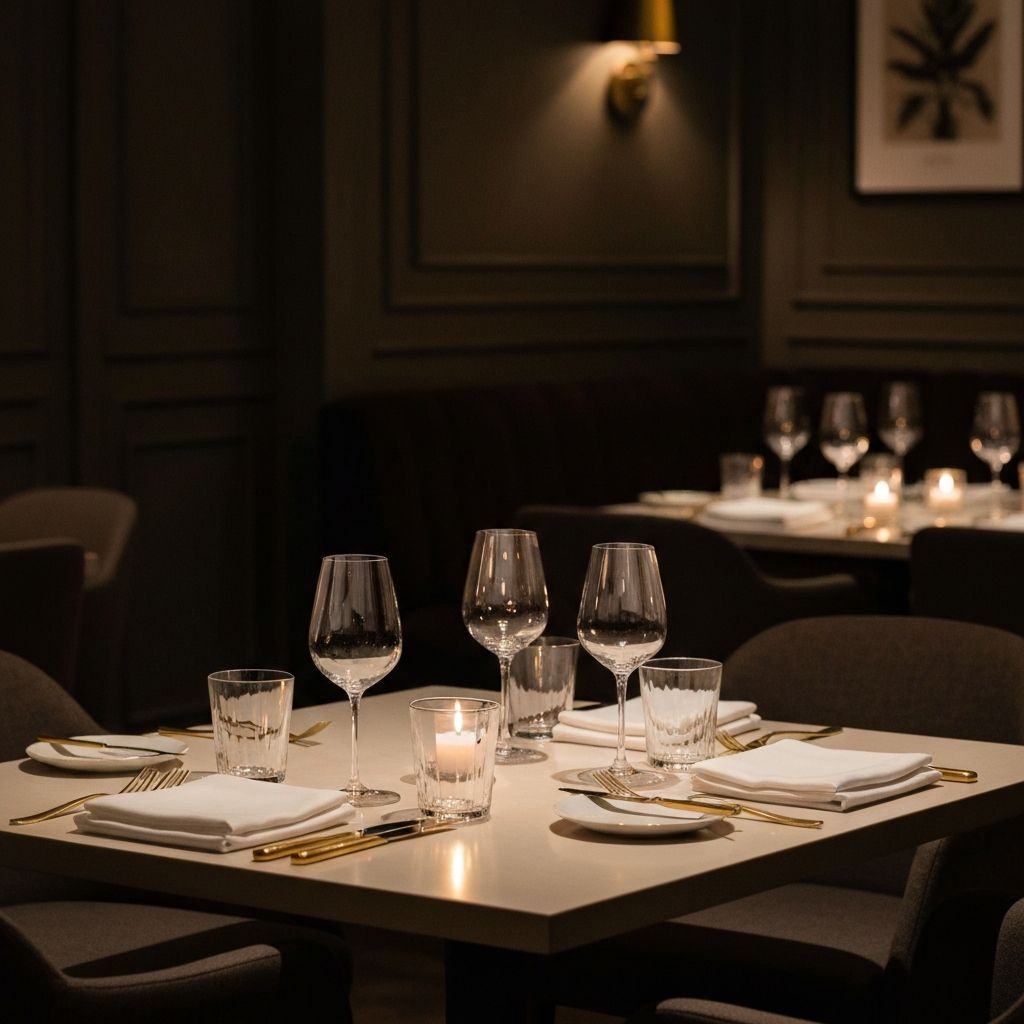 Luxury dining experience